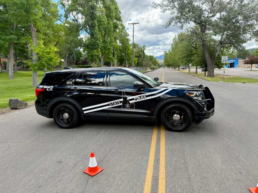 isp, idaho state police, patrol vehicle, pocatello, zoo evacuation