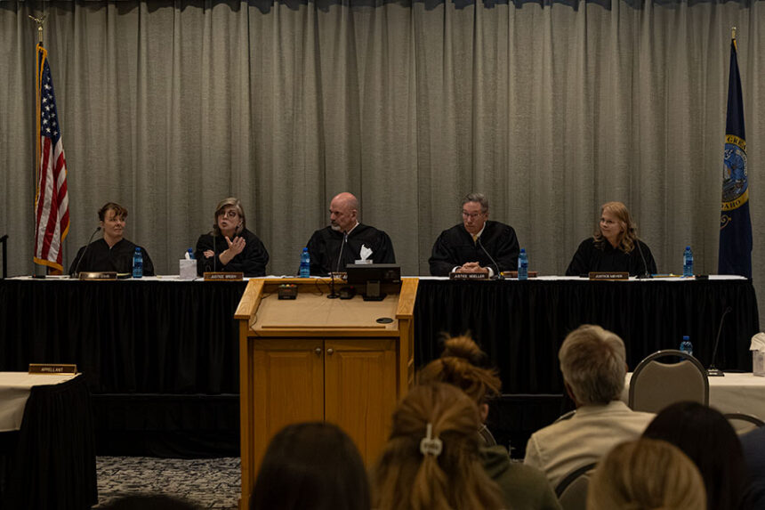 Idaho Supreme Court was held in Rexburg Wednesday morning, where students from BYU-I got to hear arguments in three cases before the five justices. | Daniel V. Ramirez, EastIdahoNews.com