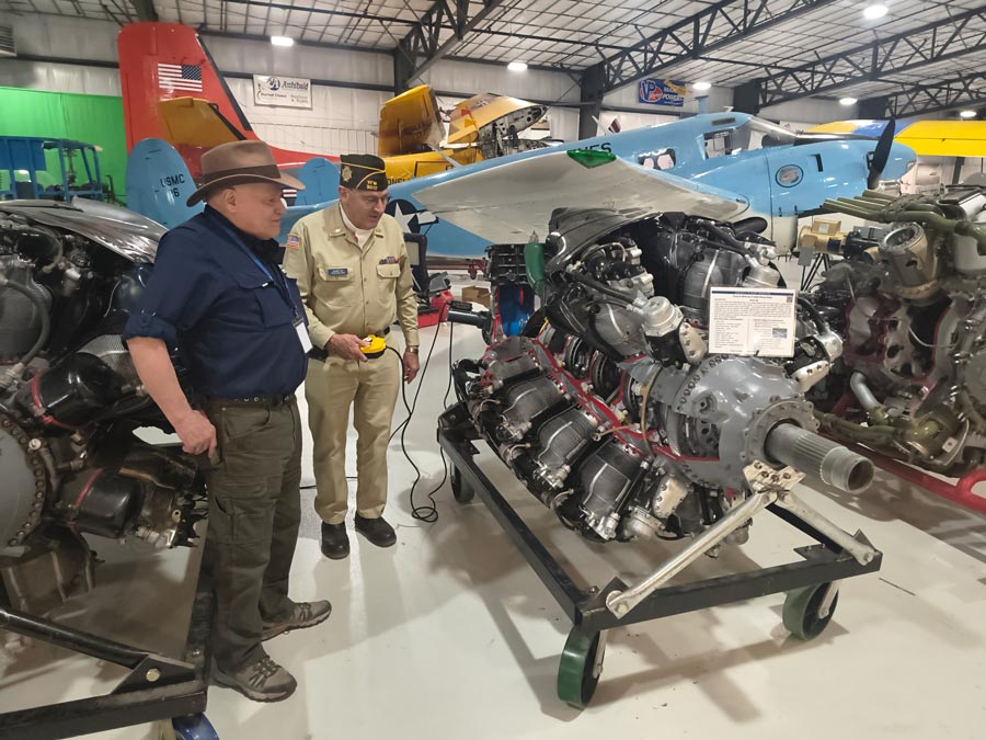 Many of the planes at the Legacy Flight Museum still take to the skies, thanks to the loving care of Joe Law, Roger Olsen, and other museum volunteers. 