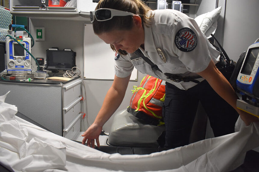 Paramedic Christy McMillan