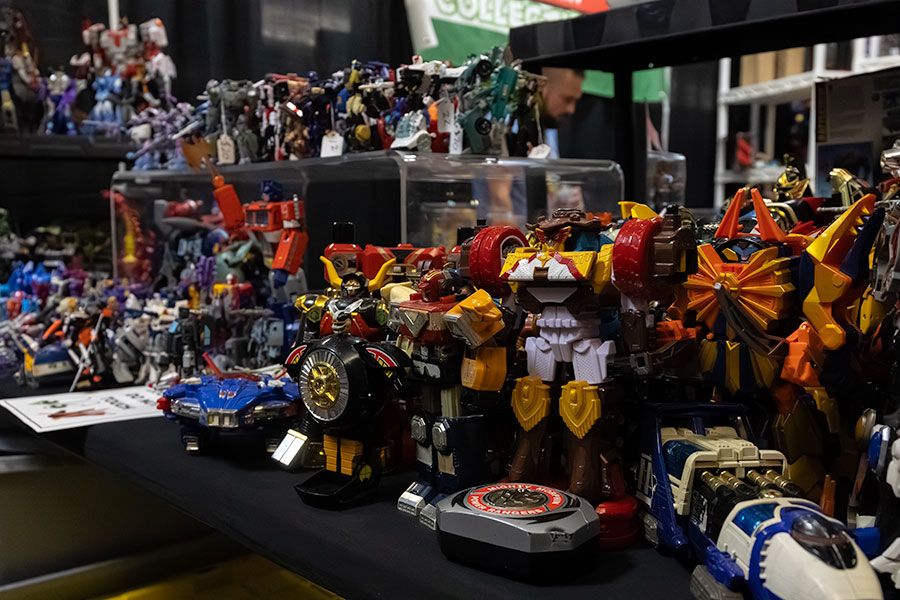 Multiple vendors at Retro-X were selling classic or modern toys throughout Retro-X while some had displays like this one of the TV serice, The Mighty Morphing Power Rangers. | Daniel V. Ramirez, EastIdahoNews.com