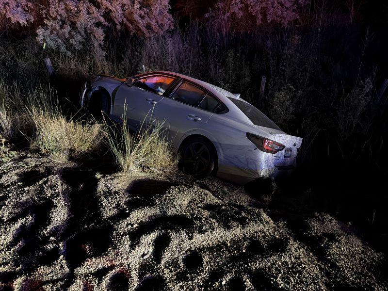 Man arrested after crashing into utility pole, leaving and crashing again