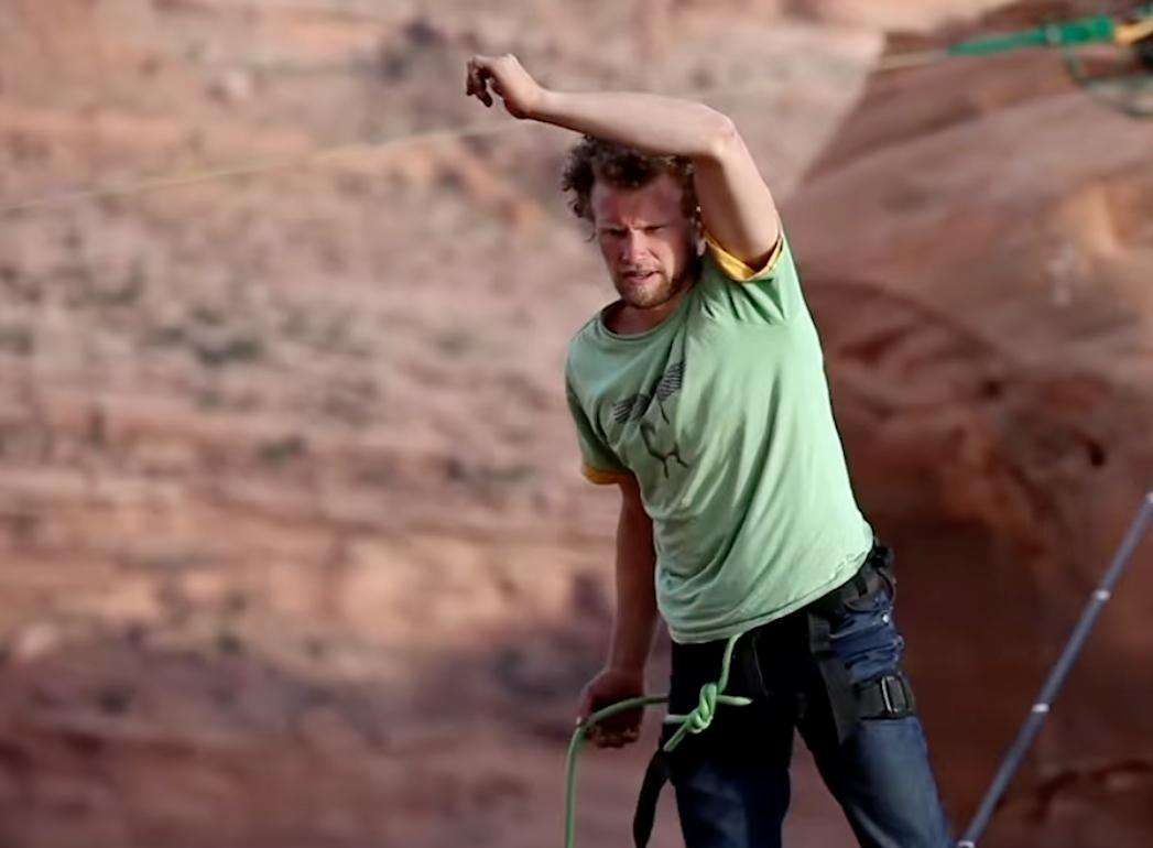 Andrew "Sketchy Andy" Lewis, was one of two people who died after a BASE jumping incident in Grand County on Sunday. Tributes have poured in from the global extreme sports and outdoor communities. | Outside TV via YouTube