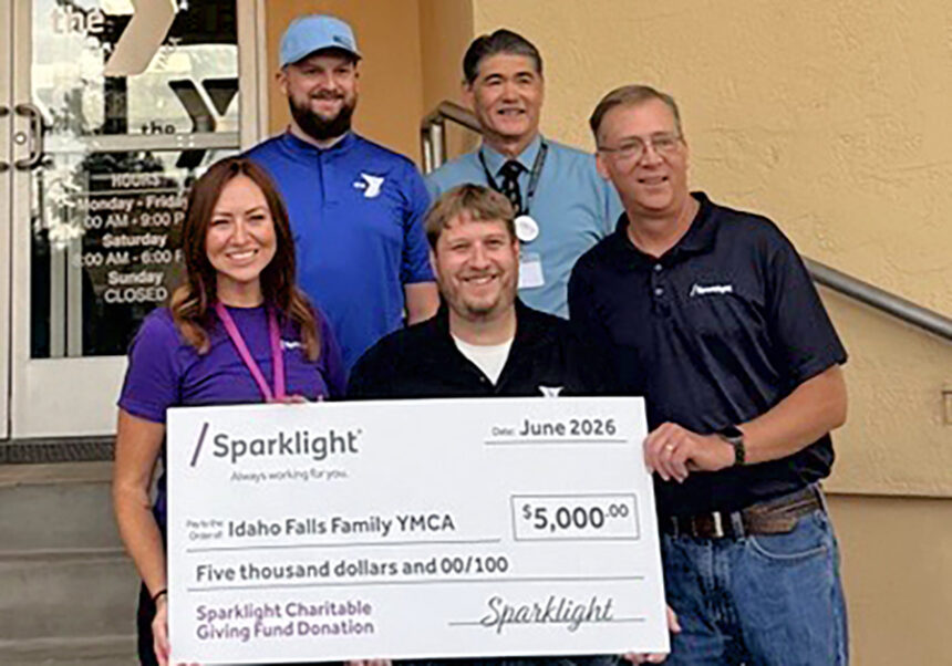 Sparklight Awards 5000 Charitable Giving Fund Grant to Idaho Falls YMCA