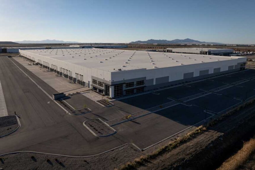 A planned ICE detention facility in Salt Lake City on Wednesday, March 18, 2026.