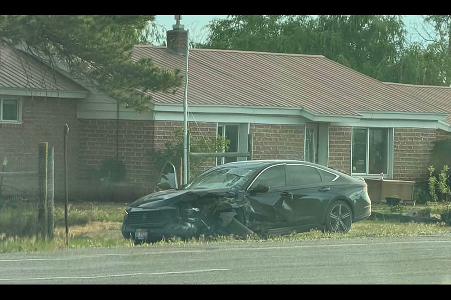 Two individuals were taken to a local hospital after a three-vehicle crash Thursday evening on U.S. Highway 20. | Michael Sunderland, EastIdahoNews.com
