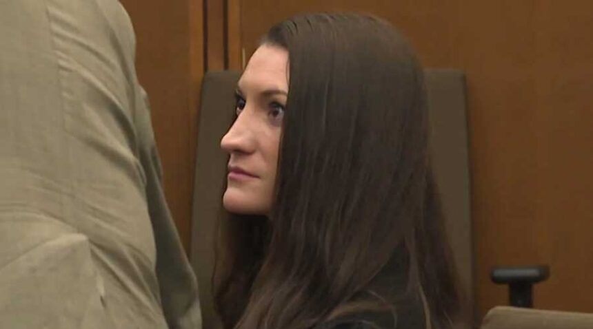 Lindsay Clancy, accused of killing her three children in Duxbury, Massachusetts, appears at a hearing on Thursday, June 18, 2026, approximately one month ahead of her murder trial.