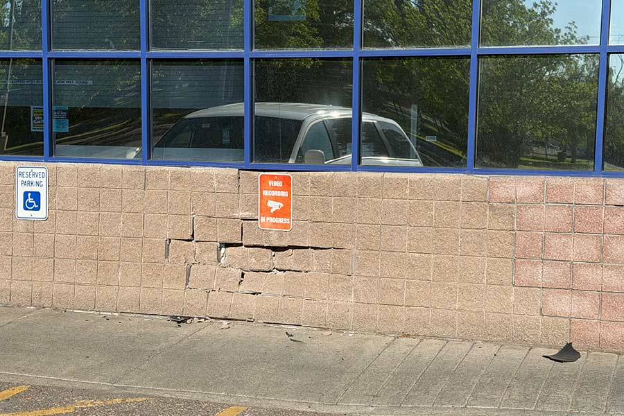 Walgreens crash damage