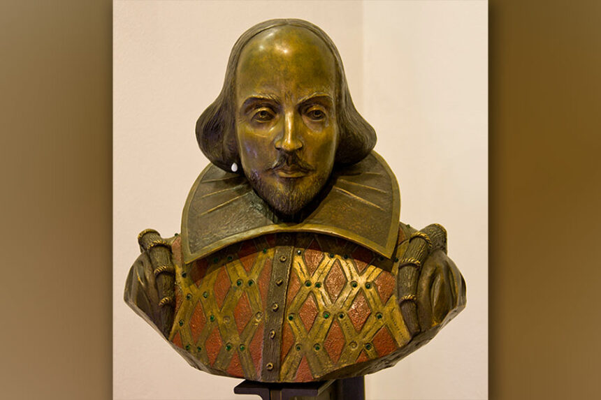 bust of William Shakespeare