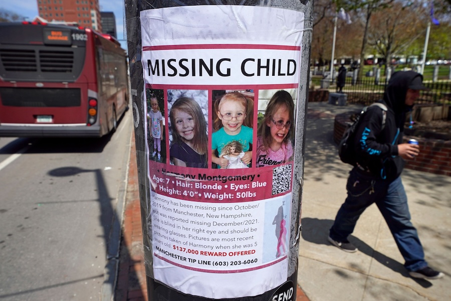 New Hampshire court overturns father’s murder conviction in death of 5-year-old Harmony Montgomery