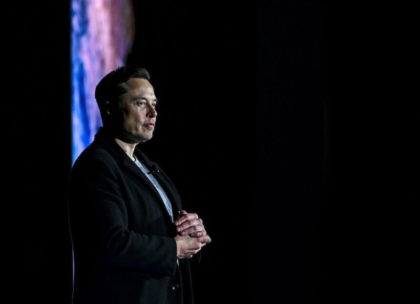 SpaceX CEO Elon Musk provides an update on the development of the Starship spacecraft and Super Heavy rocket back in 2022. The plans for SpaceX to sell shares to the public would make Musk the world's first trillionaire.