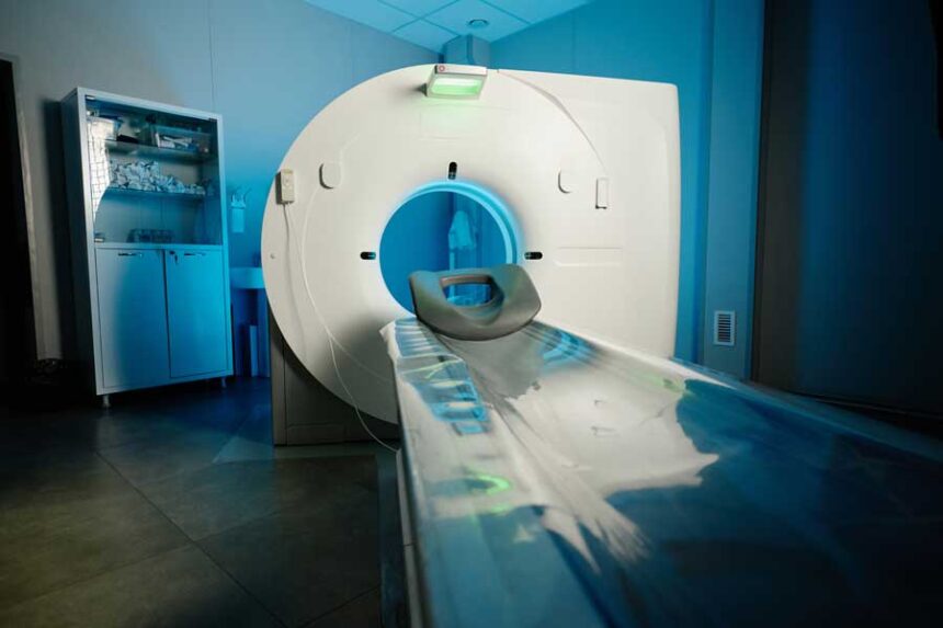 modern CT scanner, hospital, imaging, envato