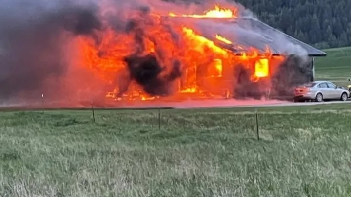 After years of hardship and sacrifice, Idaho family’s dream home and dogs destroyed by fire