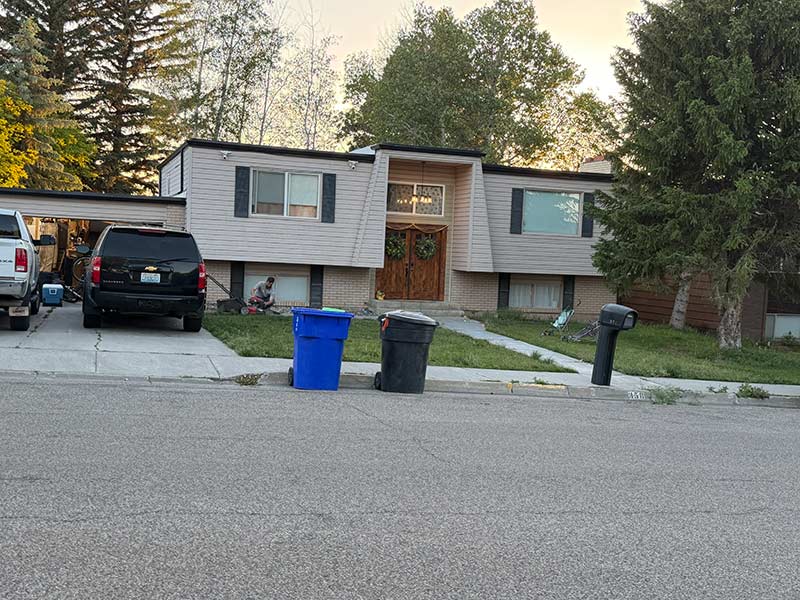 The Gibsons childhood home on South 4th East in Rexburg. | Courtesy Brent Gibson