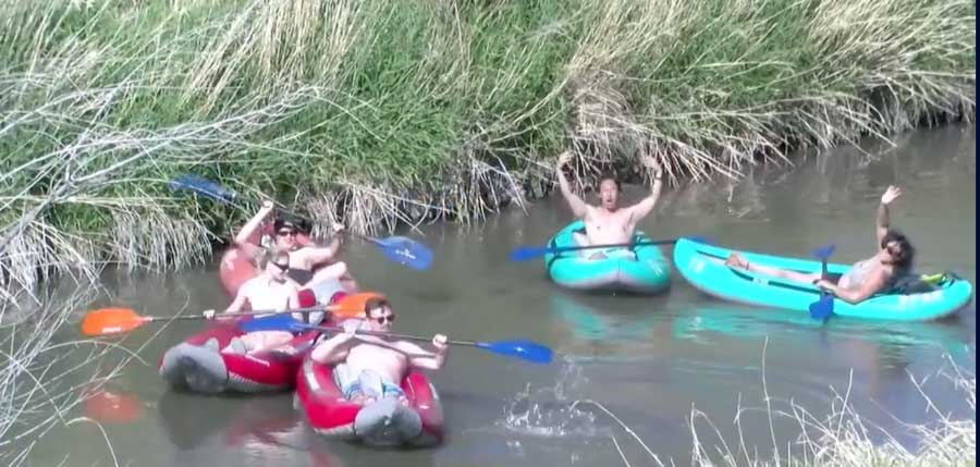 Seventh annual Poky Paddle held in Portneuf River