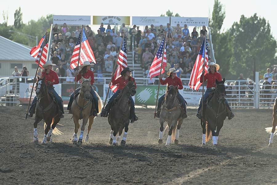 Opening ceremonies at the Whoopee Days Rodeo in 2025. | Courtesy Bret Bagley