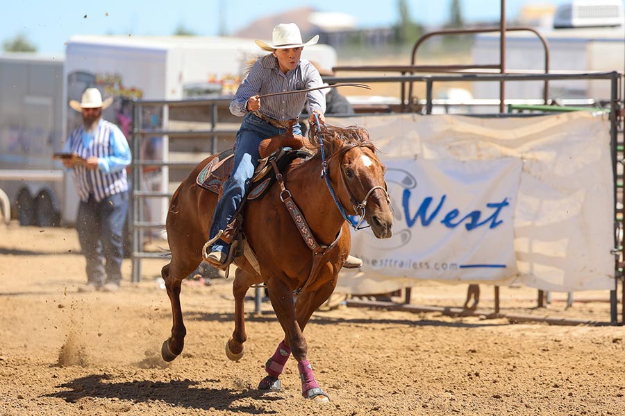 Rodeo state finals pole bending