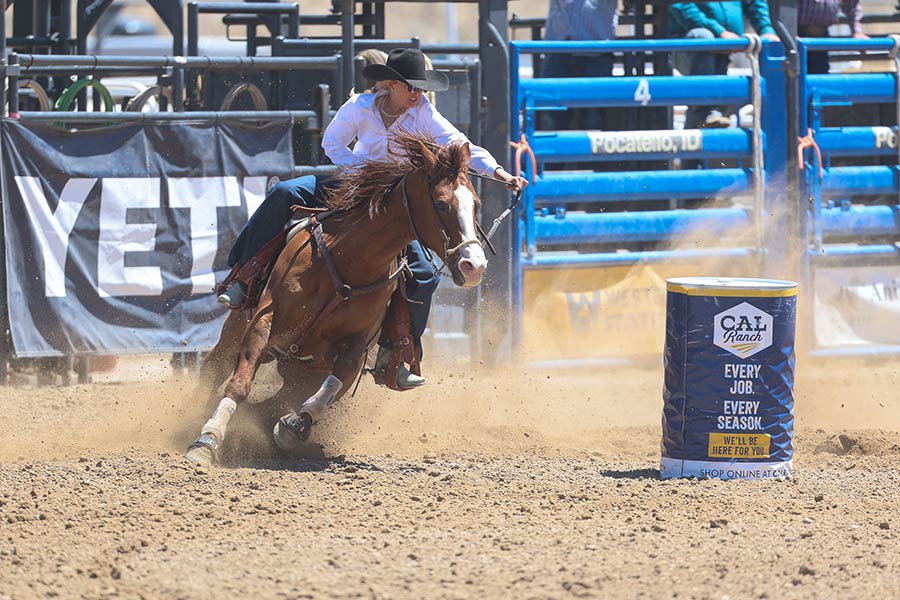 Rodeo state finals barrel racing