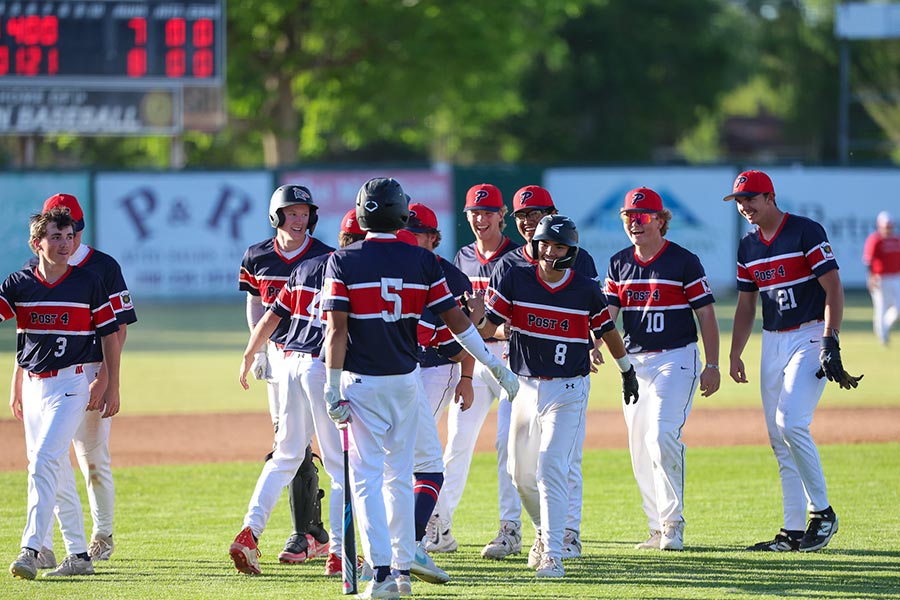 Post 4 Runnin' Rebels celebrate walk-off victory over Nampa
