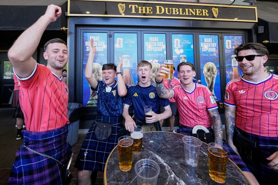 Scotland fans have descended on Boston for the World Cup, and bars are struggling to keep up