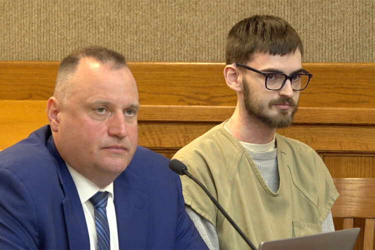 Defense attorney Serhiy Stavynskyy and Lukes Birch. | Kaitlyn Hart, EastIdahoNews.com