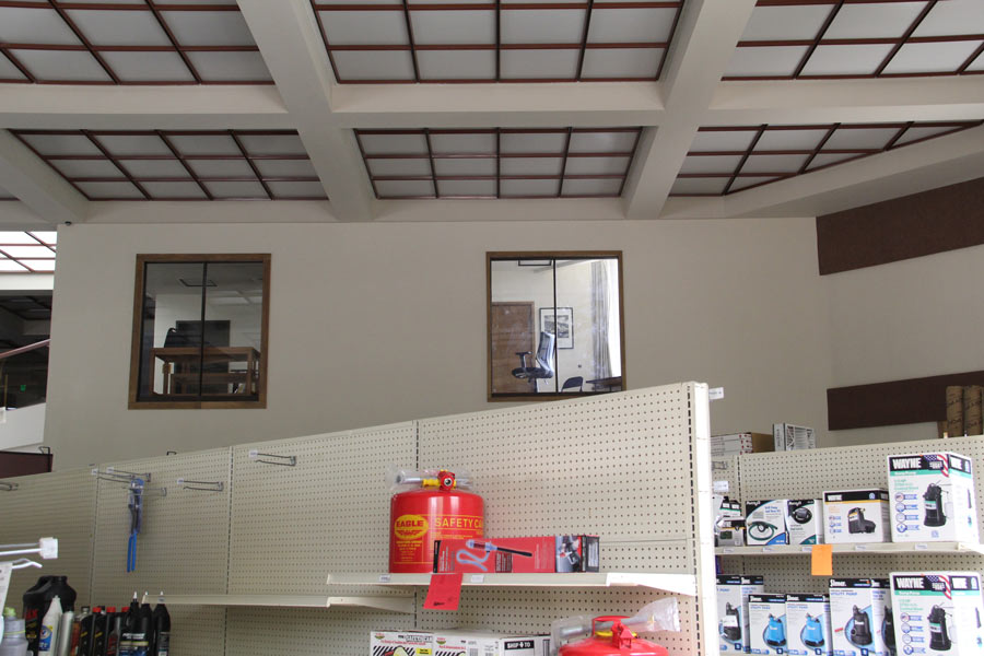 An office on the upper floor of the building.