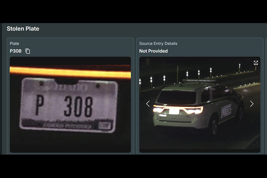 Image of the Flock cameras used in Idaho Falls, at the intersection of South Boulevard and Elm Street roundabout. | Courtesy Idaho Falls Police Department