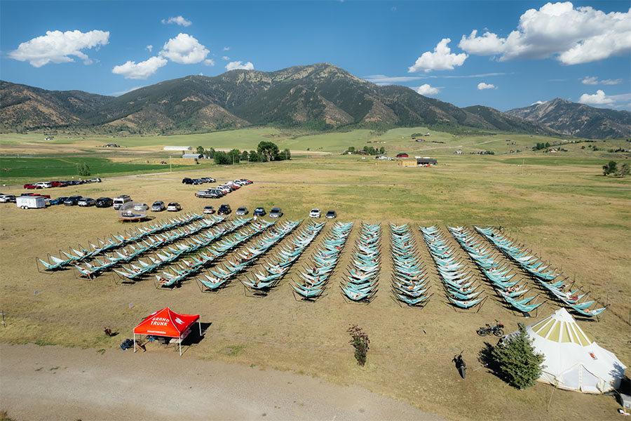 Over 300 people helped set a world record for most people lying in hammocks at the same time and for world's largest hammock hangout where they stayed in the hammocks for over five minutes. This happened in Swan Valley, Idaho, on July 18, 2026.