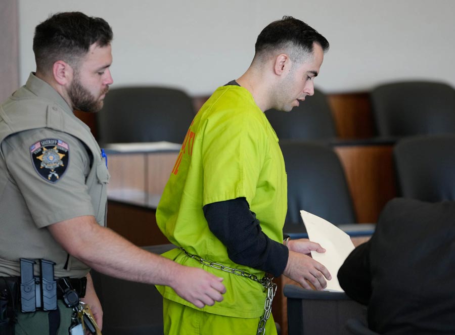Caleb Rees, charged with manslaughter in Rena Nguyen’s death in October 2021, appears during a sentencing in Fourth District Court in Provo on Friday, July 17, 2026. | Francisco Kjolseth, The Salt Lake Tribune