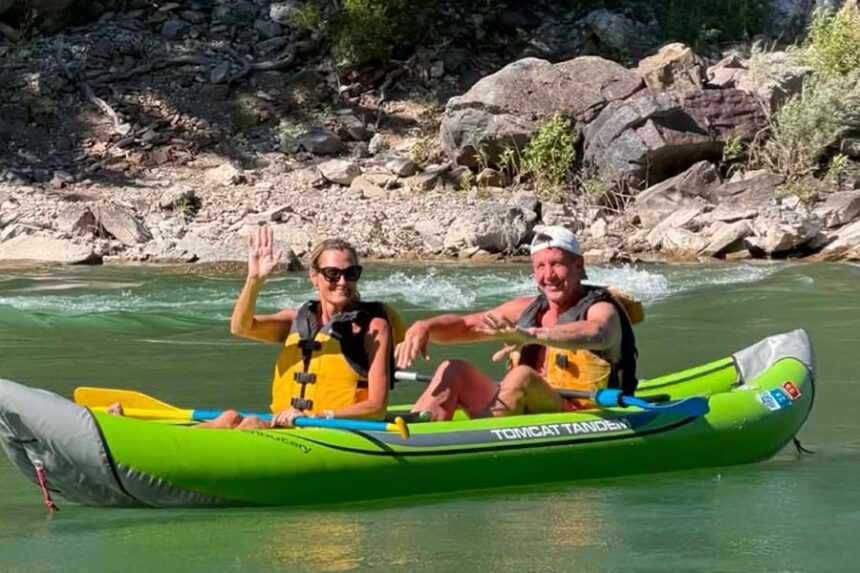 Tory Raether and his wife Jean floating the Snake River shortly before Tory drowned after jumping into the water at Jump Rock. Courtesy photo/Jean Raether via SVI News
