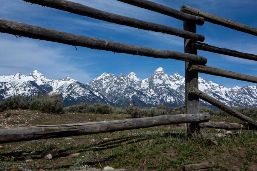Mormon Row is one of the amazing vistas in Grand Teton National Park.