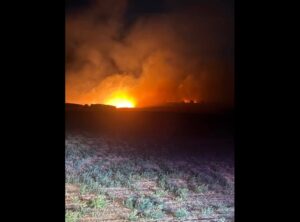 Eerie Lake Channel Fire pic