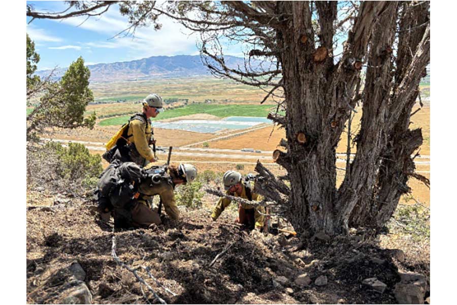 Lightning-sparked wildfire near Malad quickly contained as extreme fire danger persists