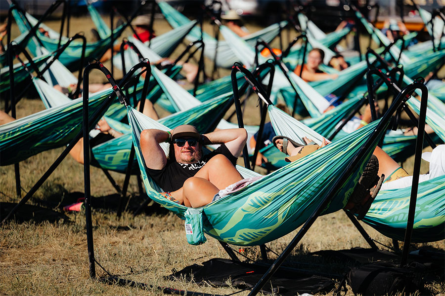 Over 300 people helped set a world record for most people lying in hammocks at the same time and for world's largest hammock hangout where they stayed in the hammocks for over five minutes. This happened in Swan Valley, Idaho, on July 18, 2026.
