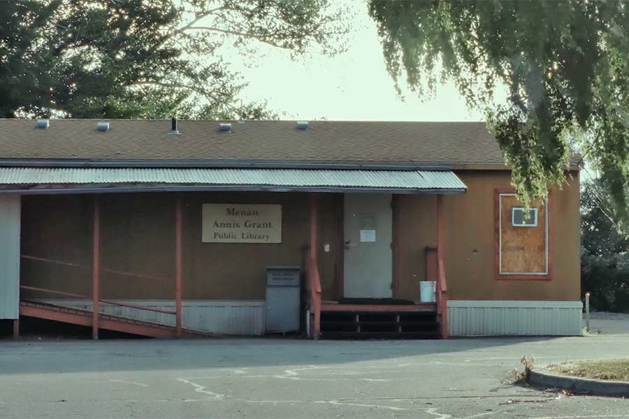 The Menan Annis Grant Public Library at 623A North 3500 East is housed in a 1,500-square-foot trailer behind Midway Elementary. | Courtesy photo