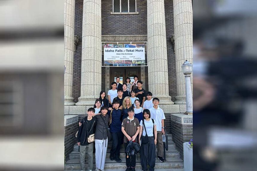 This group of students from Tokai Mura, Japan -- Idaho Falls's sister city -- is visiting the area through August 3. | Courtesy Hayli Egbert