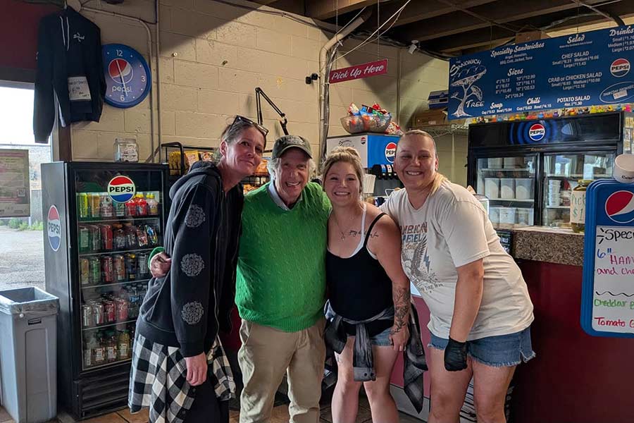 The Fonz makes a surprise lunch stop at Idaho Falls sandwich shop