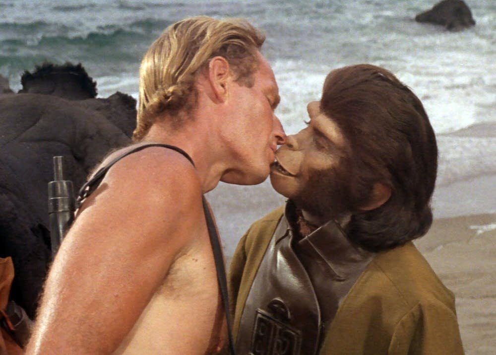 Charlton Heston and friend in 1968's Planet of the Apes20th Century Fox