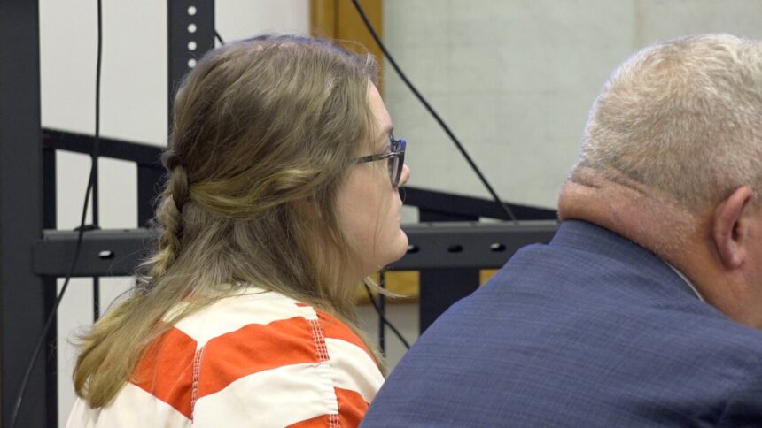 Andrea Shaw appears in court on murder charges in connection with the deaths of her 18-month-old twins.