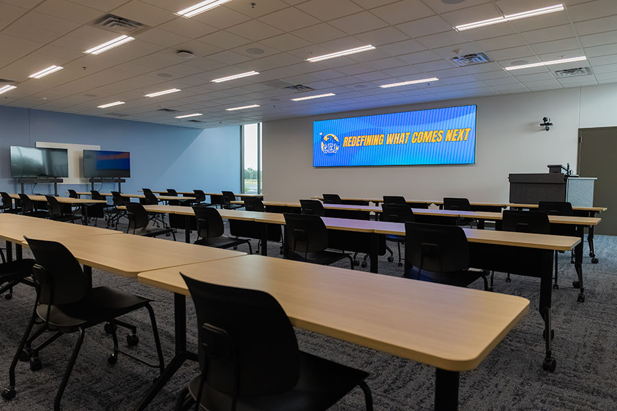 A view of the Active Learning room where students can break out into group and use the TVs on the side to work on projects. | Daniel V. Ramirez, EastIdahoNews.com