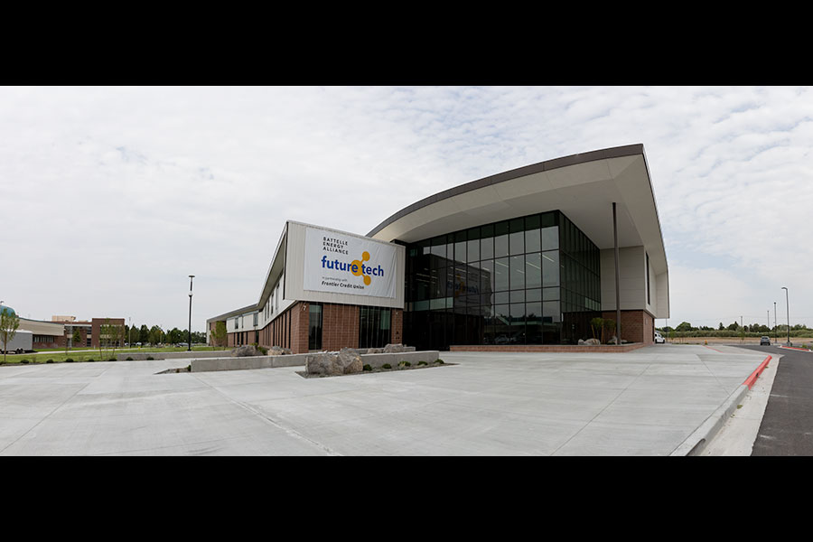 A panorama of the new Battelle Energy Alliance Future Tech Building in Partnership with Frontier Credit Union. | Daniel V. Ramirez, EastIdahoNews.com