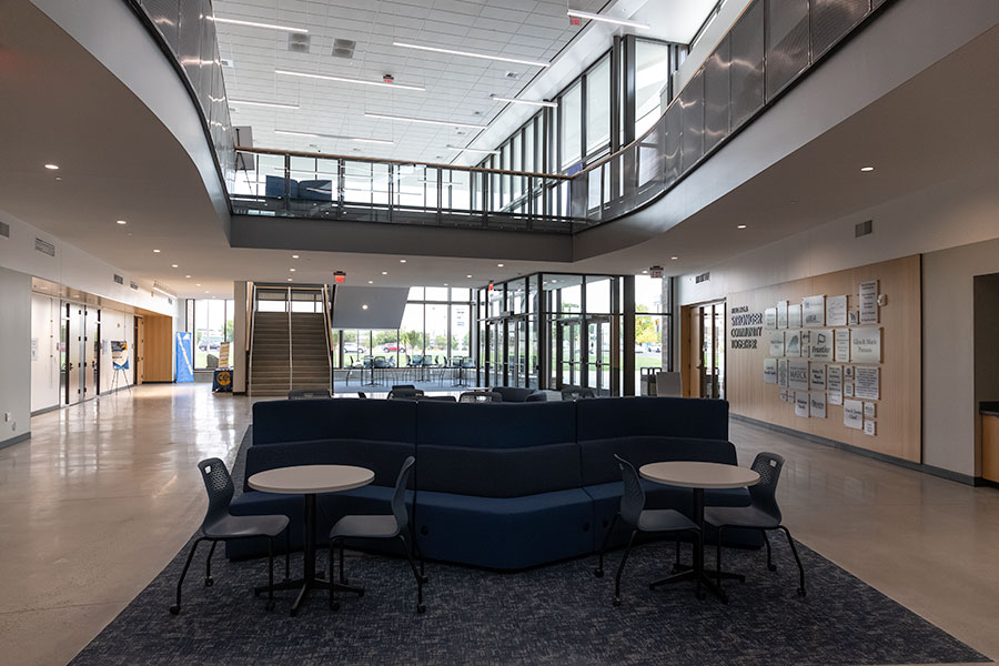 A view of one of the common spaces at the west side of the Future Tech building. | Daniel V. Ramirez, EastIdahoNews.com