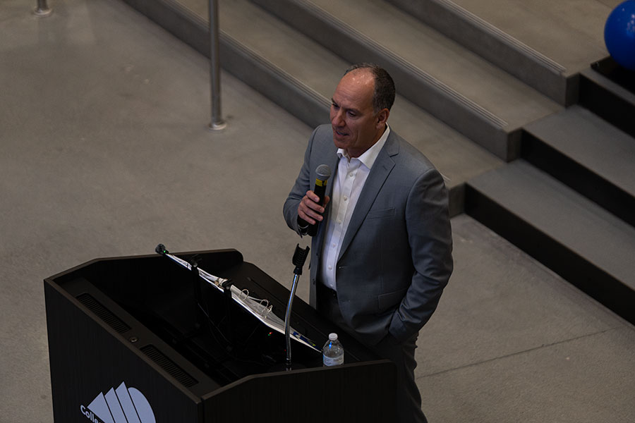 Idaho National Laboratory Director John Wagner discussed how the building's name sake is a statement that classrooms in building like this are the future. | Daniel V. Ramirez, EastIdahoNews.com