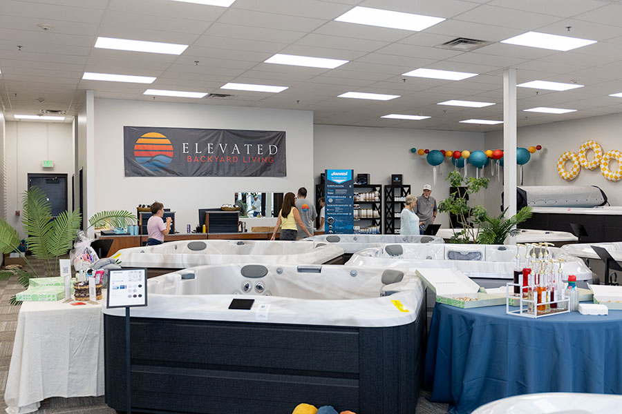 Located at 3025 South 25th East in Ammon, Elevated Backyard Living offers Jacuzzi brand hot tubs to residents. | Daniel V. Ramirez, EastIdahoNews.com