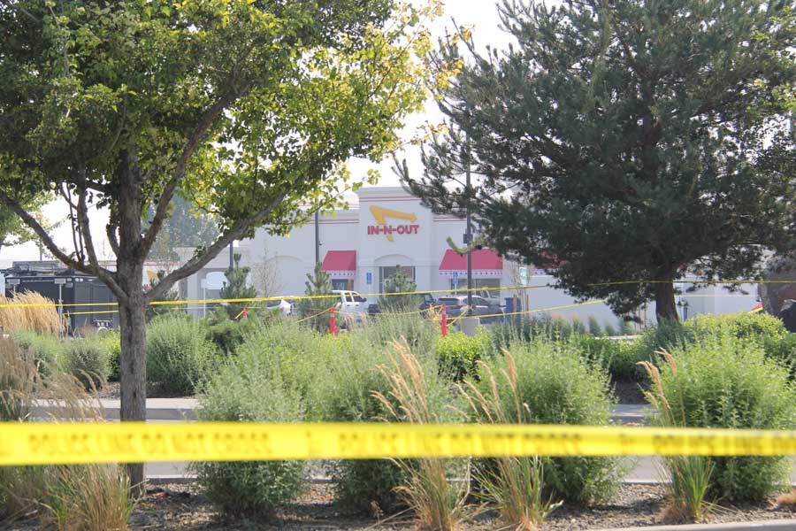 The In-N-Out in Twin Falls where the deadly shooting began.