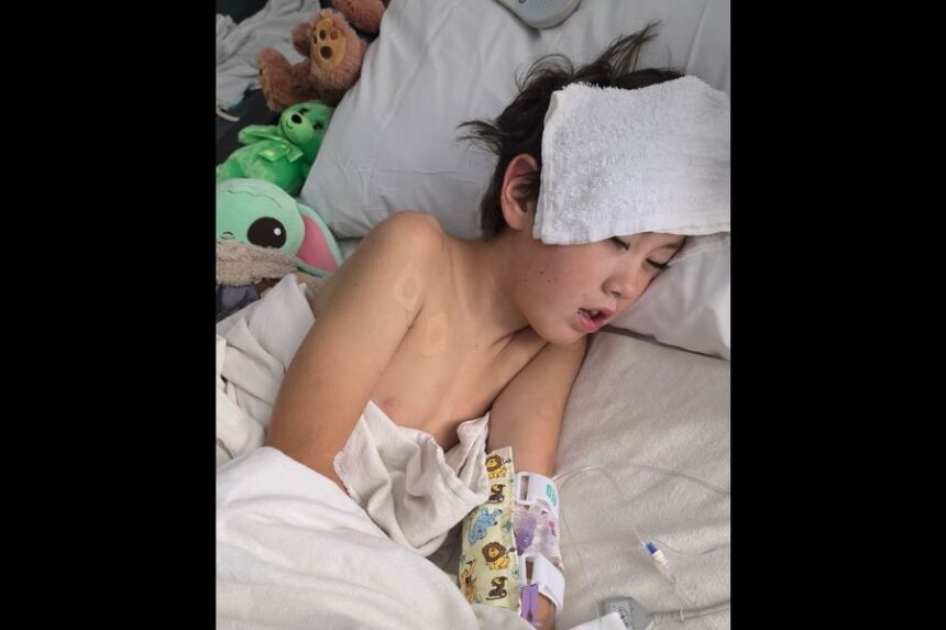 Blaze Scott, 7, is recovering after being hit by a truck while riding his dirt bike. | GoFundMe