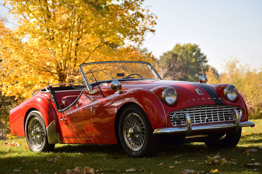 Community Youth in Action's CYA on the street fundraiser looks to give away a 1959 Triumph tr3 Roadster to one lucky winner this Friday. | Courtesy Community Youth in Action