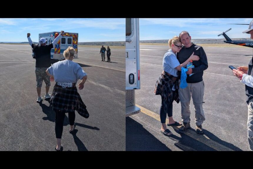 Shaun Mackelprang was found alive in the Wyoming mountains, after he went missing for a week. | Courtesy of the Sublette County Sheriff's Office