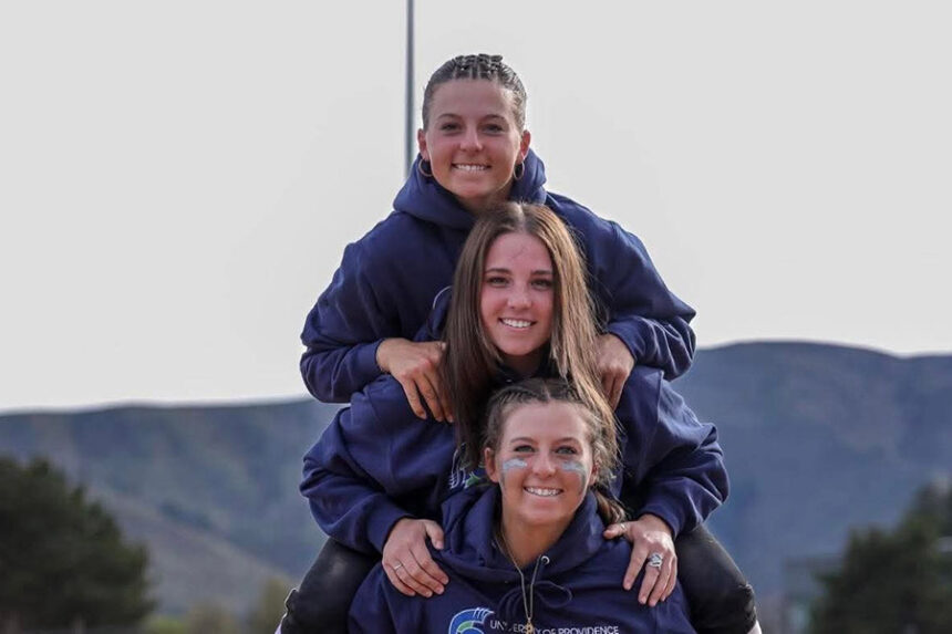 Alix, Erin and Sam Bishop rigby softball
