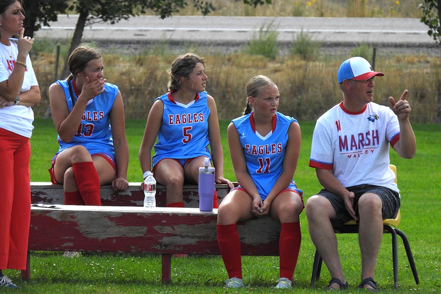 Marsh Valley girls soccer coach Jeff Smedley